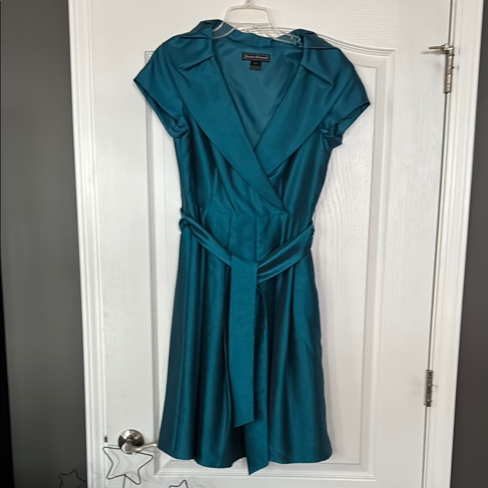 Jessica Howard Turquoise Midi Dress
